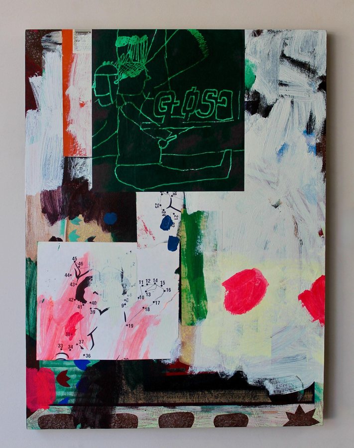 Gosha Acrylic on panel 24 × 18 in, 2025
