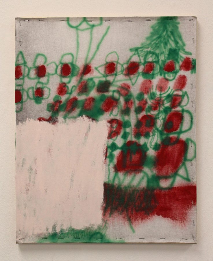 Since daisies Acrylic on canvas 24 × 18 in, 2026